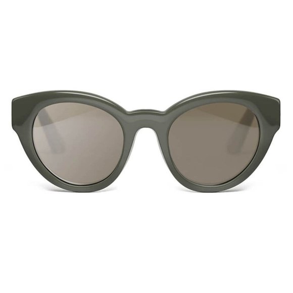 Elizabeth and James Sunglasses Khaki with Khaki Mirror Lens - Payton Style NEW